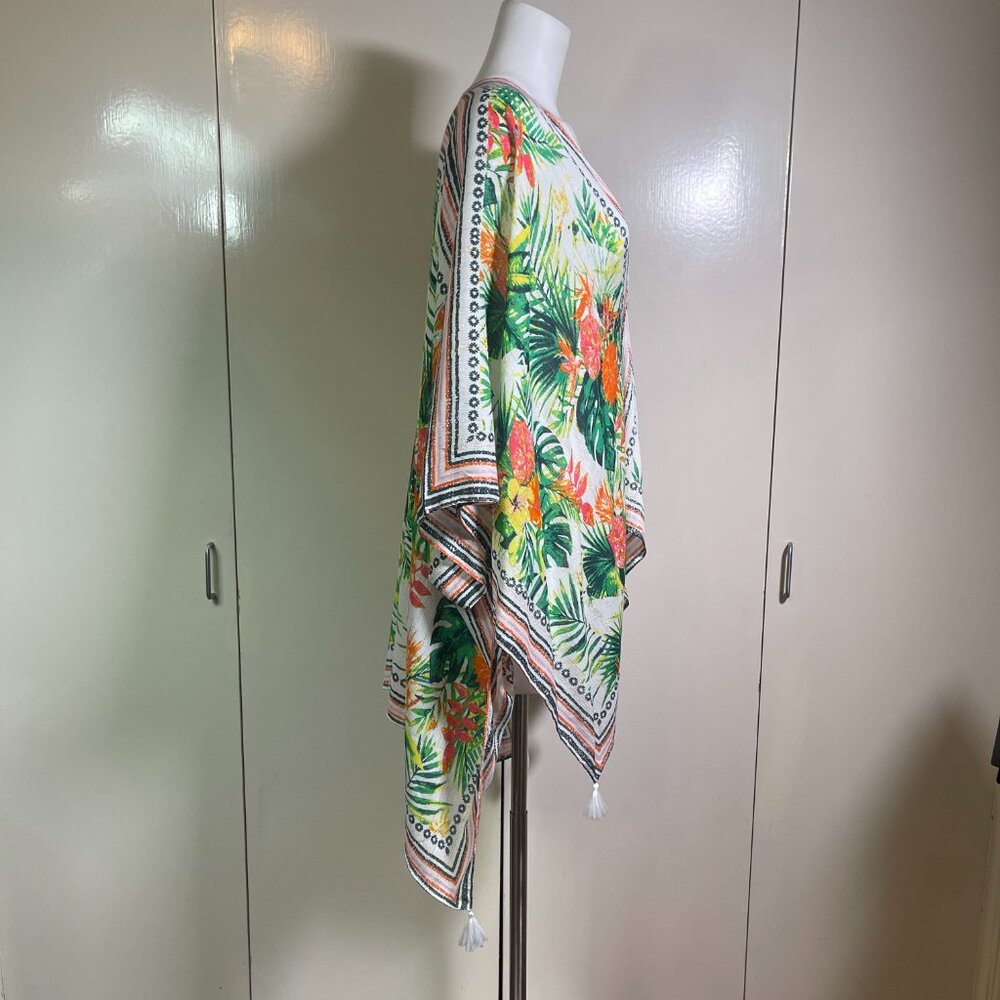 NWT Vince Comuto Tropical Print Duster/Cover Up - Picture 7 of 12